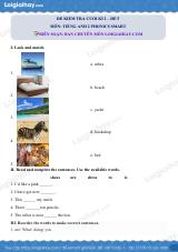 Đề thi học kì 2 Tiếng Anh 2 Phonics Smart - Đề số 5